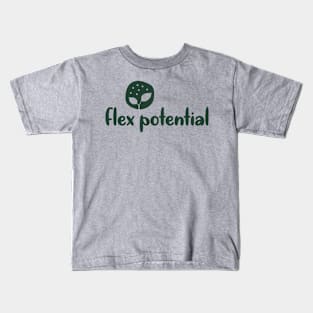 Flex Potential Logo & Name Kids T-Shirt